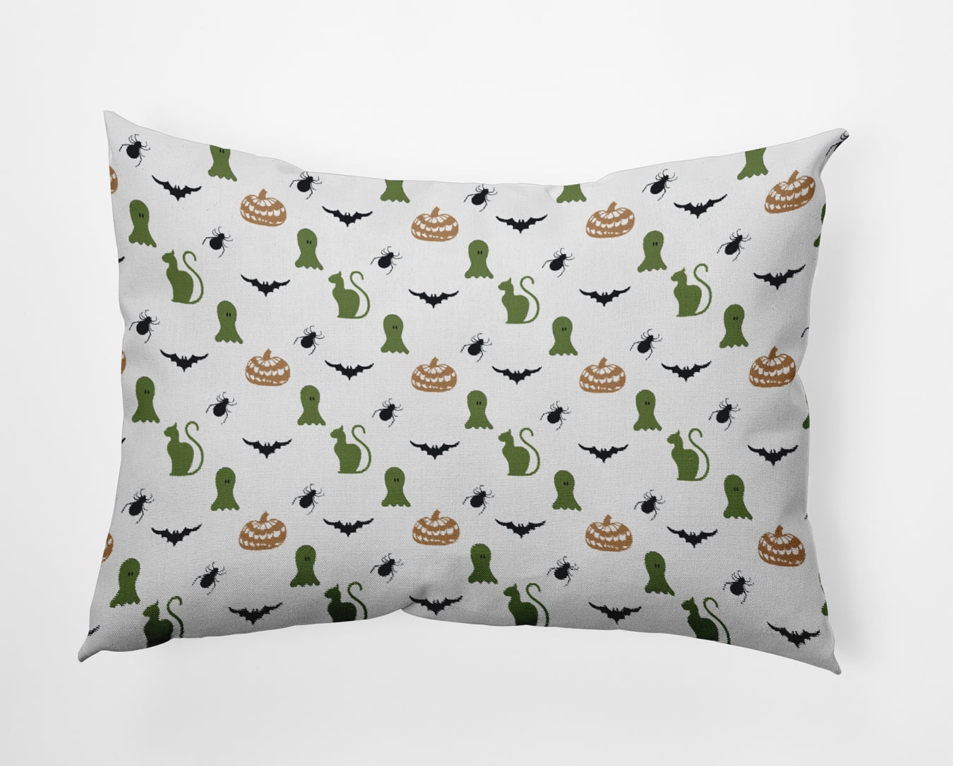 20" x 14" Simply Daisy Halloween Critters Polyester Accent Pillow, Scallion Qty 1