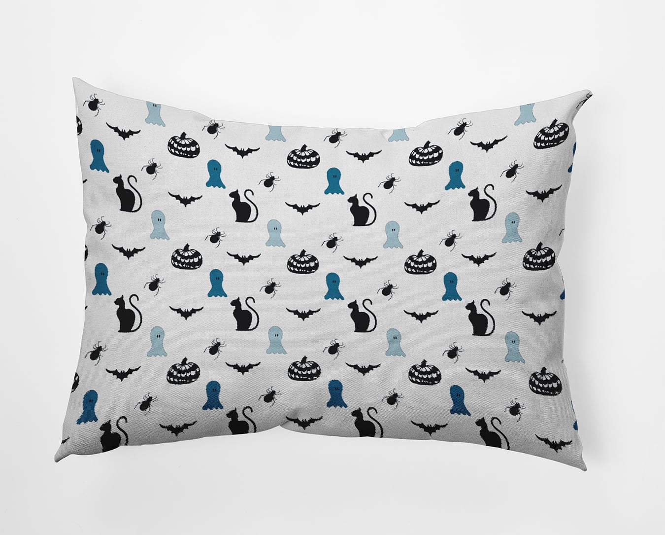20" x 14" Simply Daisy Halloween Critters Polyester Accent Pillow, Unreal Teal Qty 1