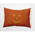 thumbnail image 1 of 20" x 14" Simply Daisy Halloween JackoLantern Polyester Indoor/Outdoor Pillow, Nutmeg Qty 1, 1 of 6