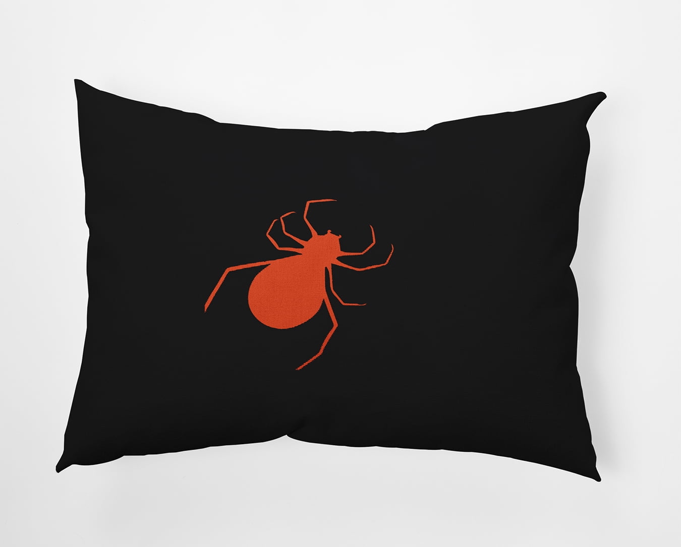 20" x 14" Simply Daisy Halloween Spiders Polyester Accent Pillow, Harvest Orange Qty 1
