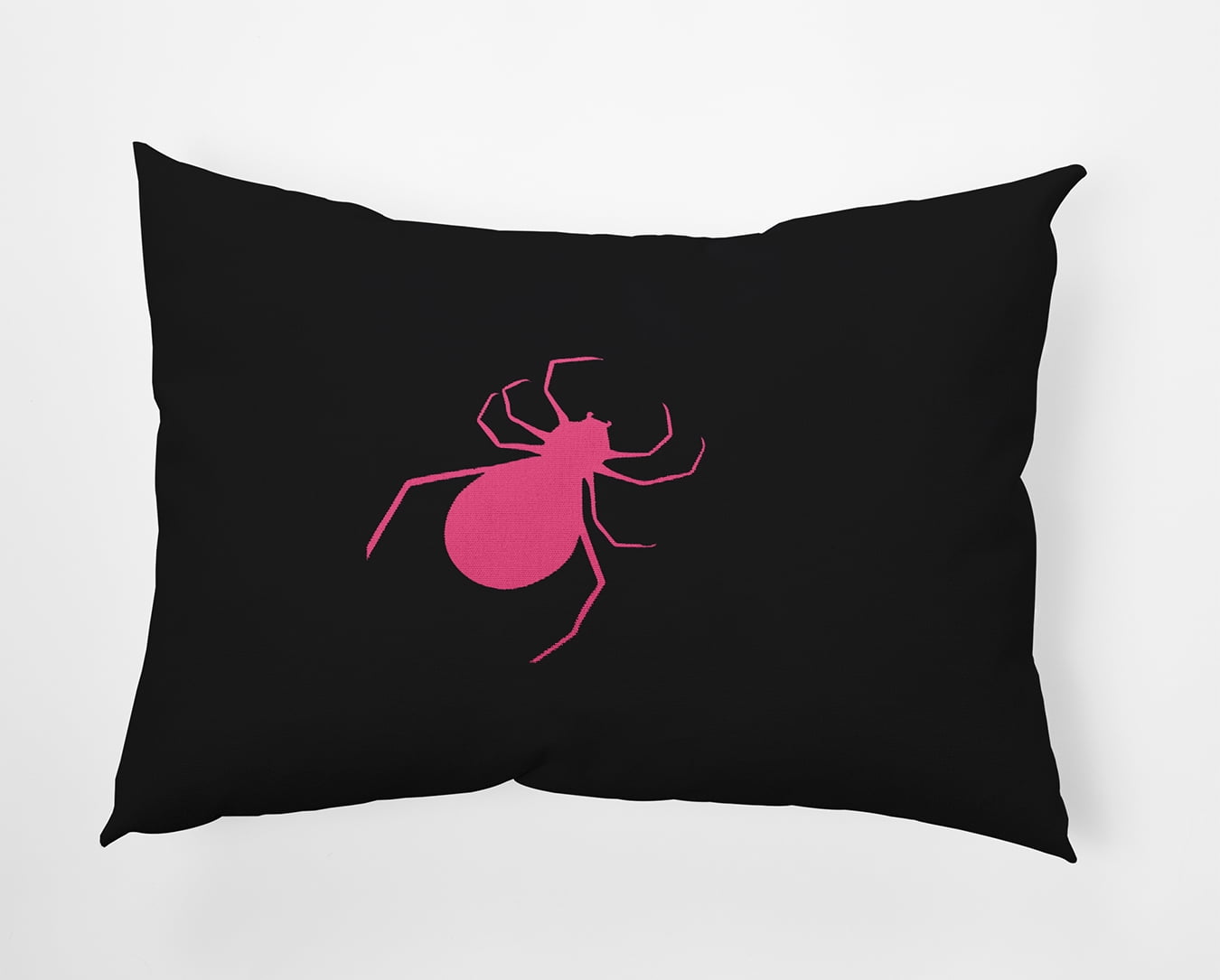 20" x 14" Simply Daisy Halloween Spiders Polyester Accent Pillow, Tickled Pink Qty 1