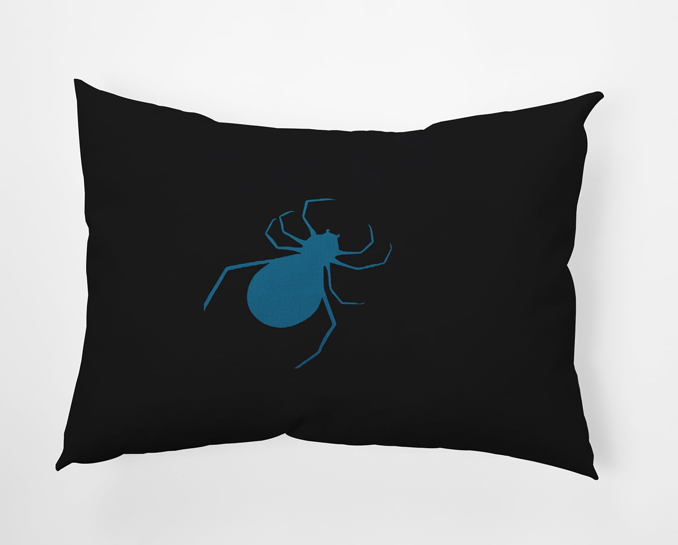20" x 14" Simply Daisy Halloween Spiders Polyester Accent Pillow, Unreal Teal Qty 1