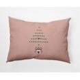 thumbnail image 1 of 20" x 14" Simply Daisy Hearty Holidays Polyester Accent Pillow, Peach (1 Count), 1 of 4