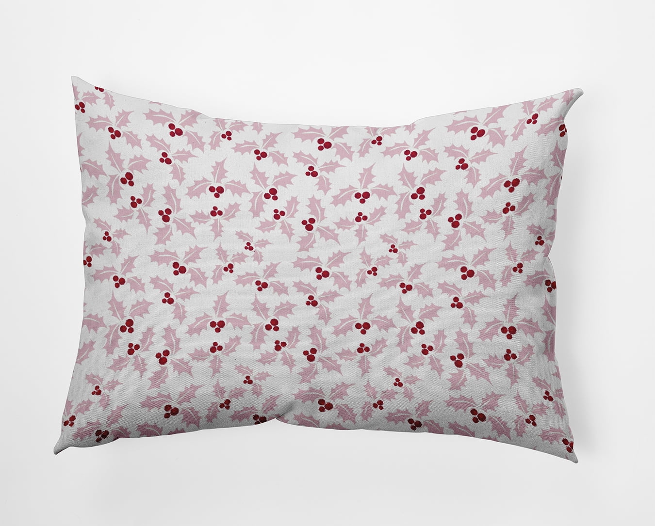 20" x 14" Simply Daisy Holly Bush Polyester Accent Pillow, Light Pink Qty 1