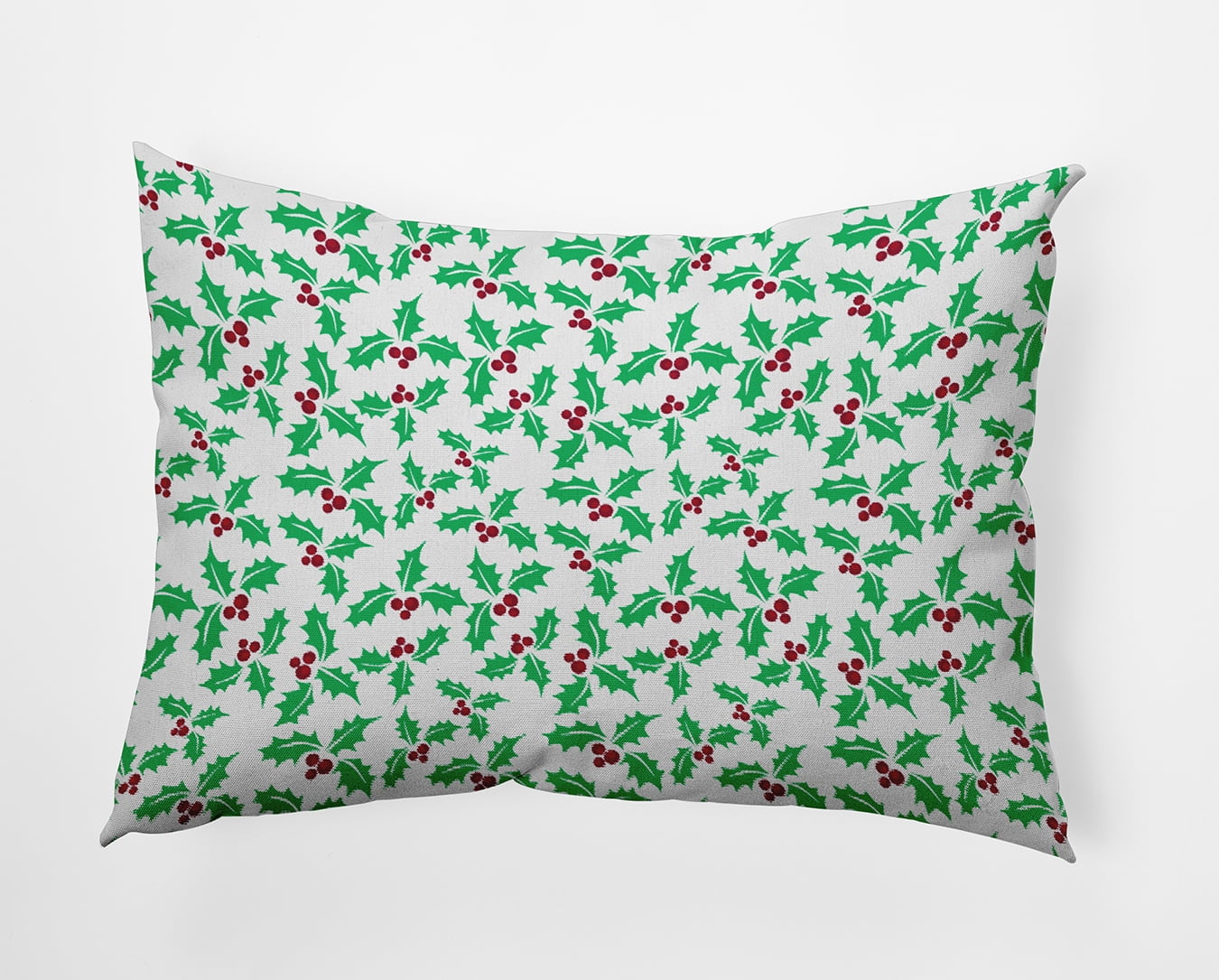 20" x 14" Simply Daisy Holly Bush Polyester Indoor/Outdoor Pillow, Bright Green Qty 1