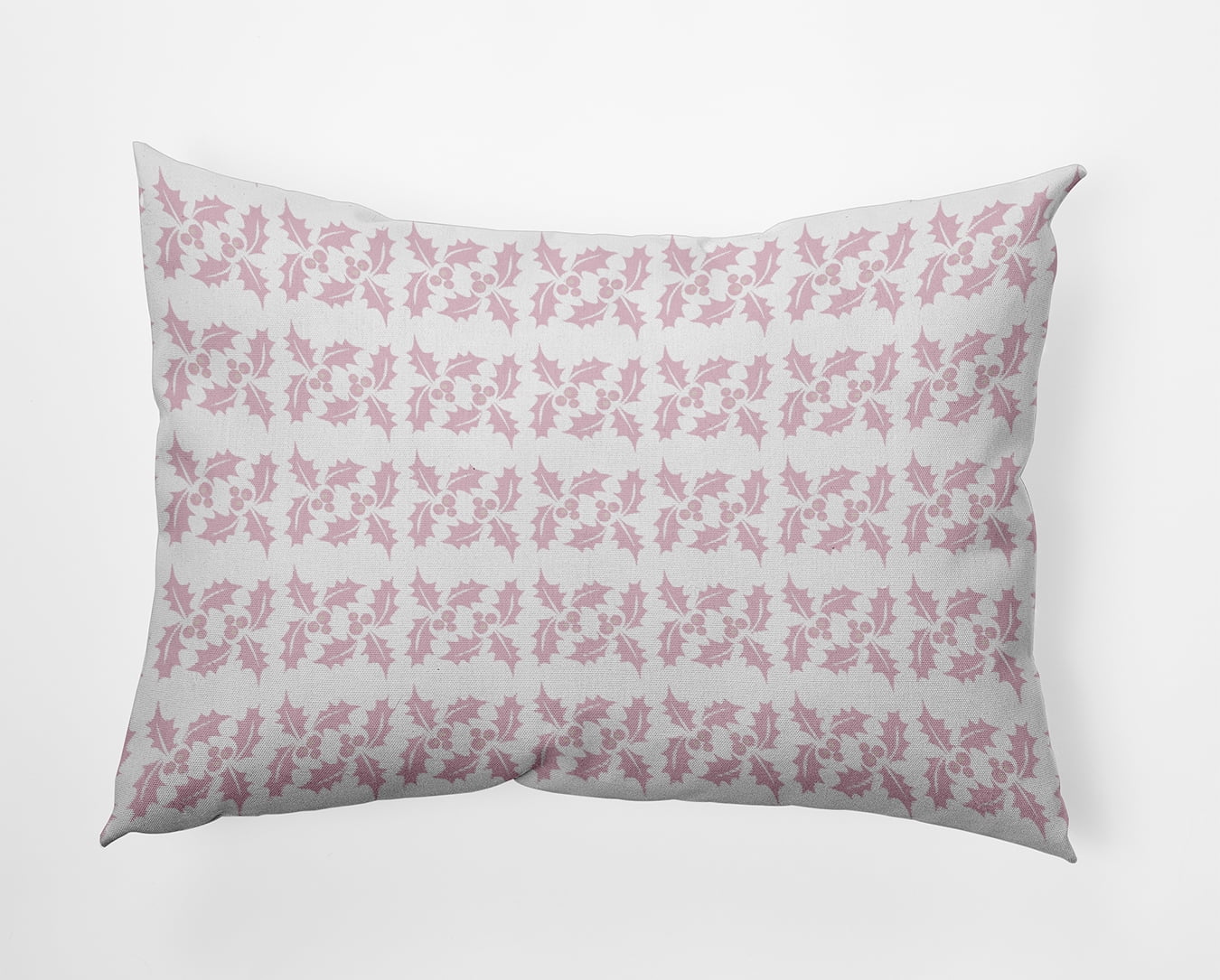 20" x 14" Simply Daisy Holly Stripes Polyester Accent Pillow, Light Pink Qty 1