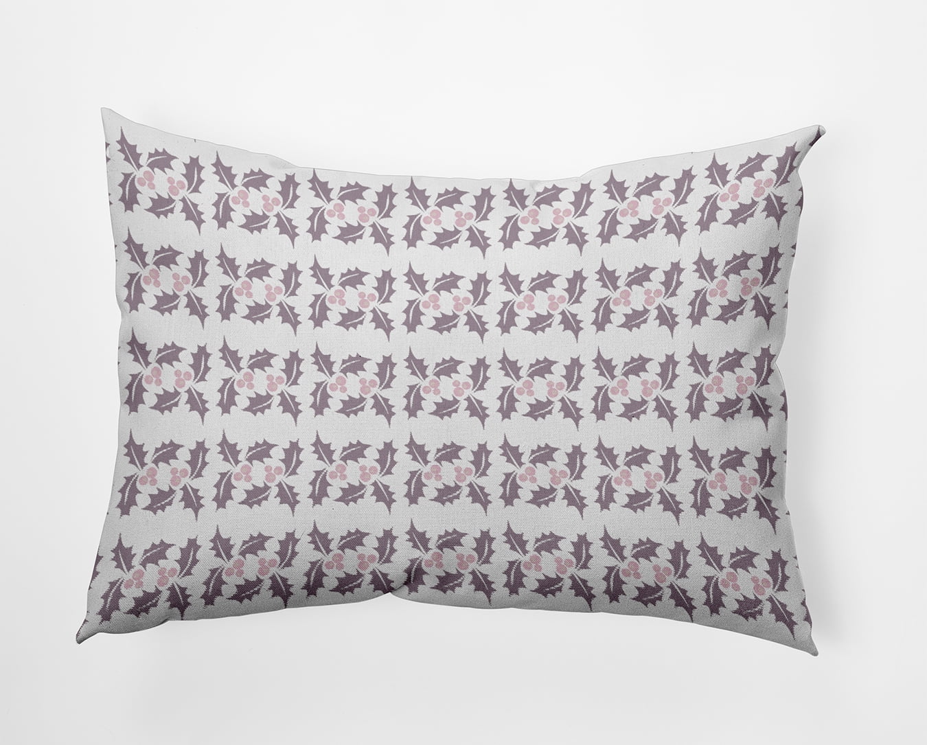 20" x 14" Simply Daisy Holly Stripes Polyester Accent Pillow, Light Purple Qty 1