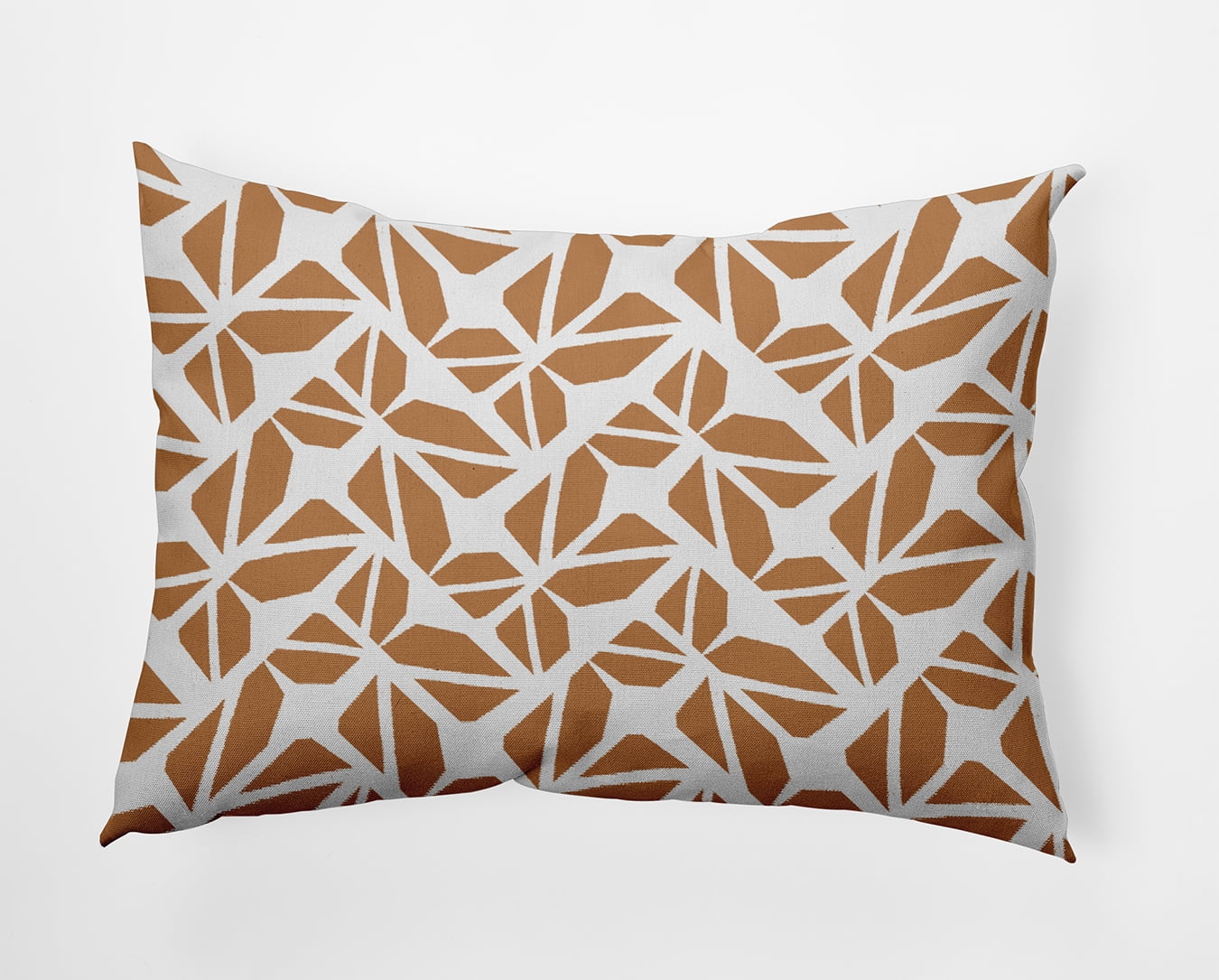 20" x 14" Simply Daisy Kaleidoscope Graffiti Polyester Accent Pillow, Caramel Qty 1