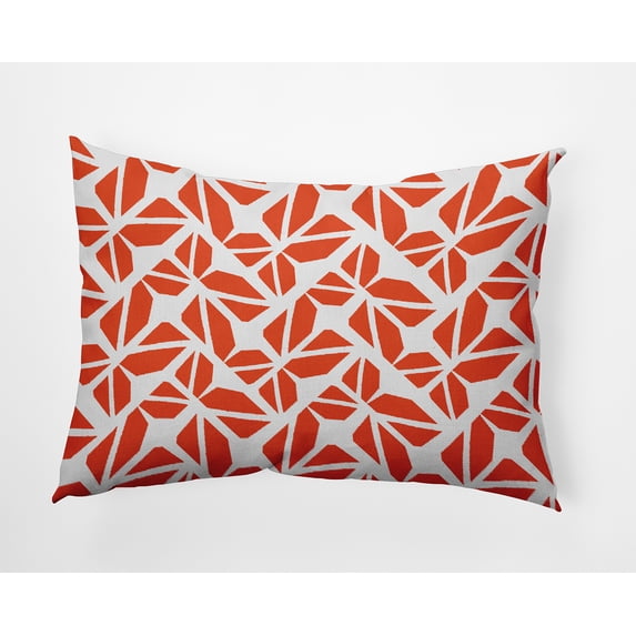 20" x 14" Simply Daisy Kaleidoscope Graffiti Polyester Accent Pillow, Harvest Orange Qty 1