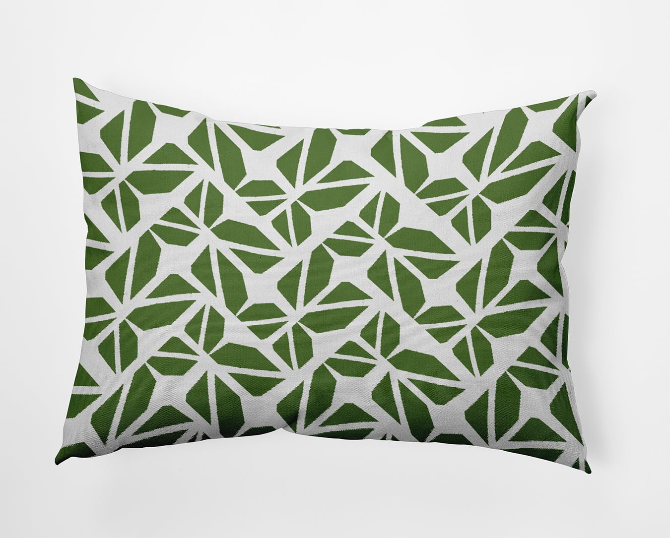 20" x 14" Simply Daisy Kaleidoscope Graffiti Polyester Accent Pillow, Scallion Qty 1