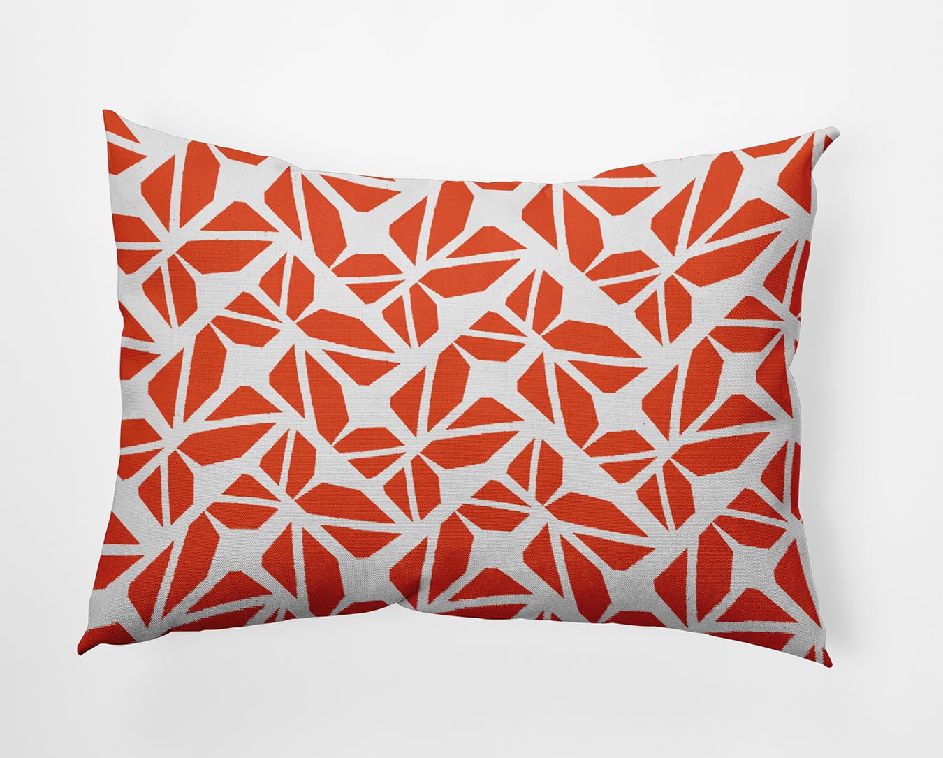 20" x 14" Simply Daisy Kaleidoscope Graffiti Polyester Indoor/Outdoor Pillow, Harvest Orange Qty 1