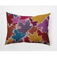thumbnail image 1 of 20" x 14" Simply Daisy Leaf Pile Polyester Accent Pillow, Larkspur Qty 1, 1 of 6