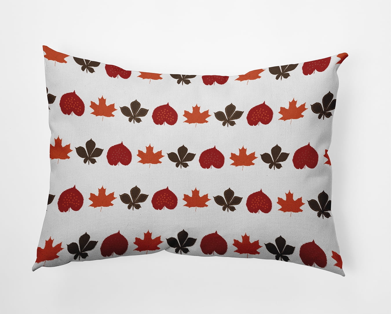 20" x 14" Simply Daisy Leaf Stripe Polyester Accent Pillow, Dragon Qty 1