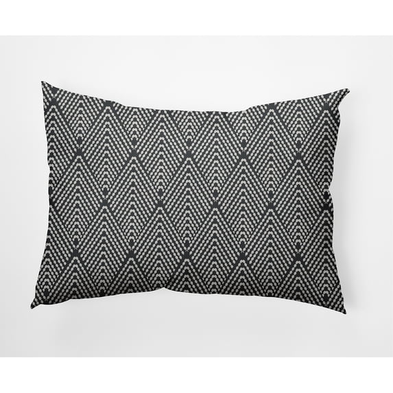 20" x 14" Simply Daisy Lifeflor Diamond Polyester Indoor/Outdoor Pillow, Pepper Qty 1