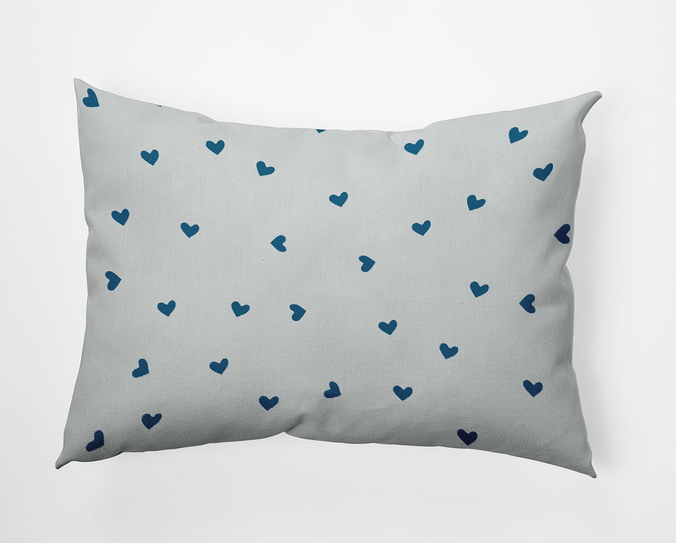 20" x 14" Simply Daisy Little Hearts Polyester Accent Pillow, Teal Qty 1