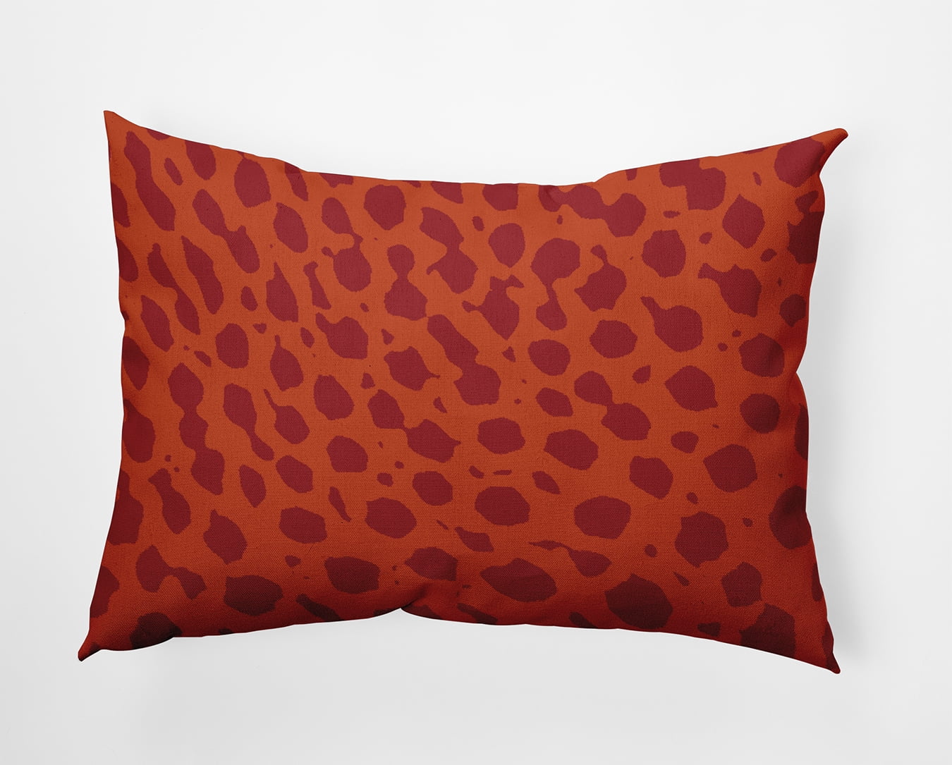 20" x 14" Simply Daisy Lots of Spots Polyester Accent Pillow, Surf Board Orange Qty 1