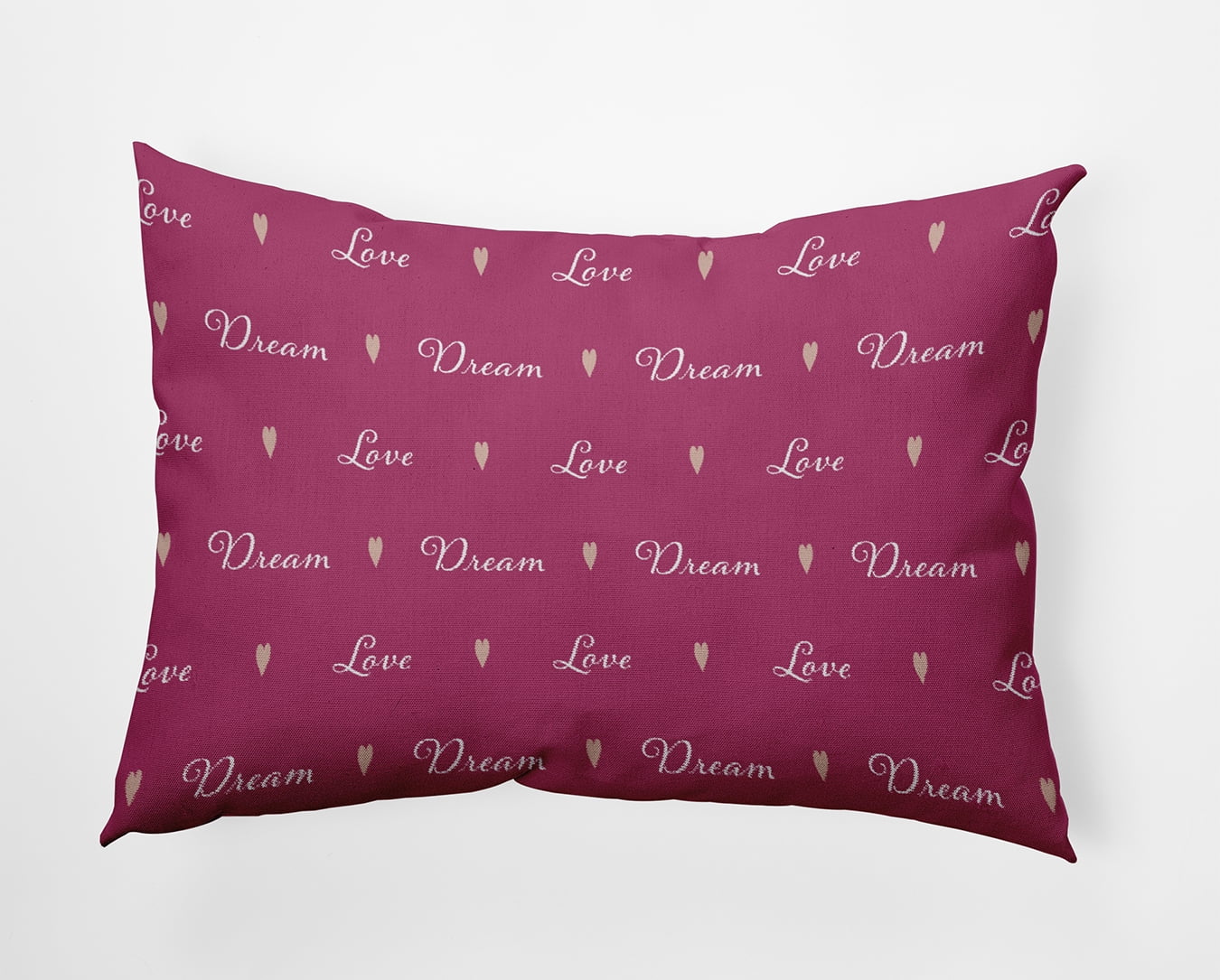 20" x 14" Simply Daisy Love Dream Polyester Indoor/Outdoor Pillow, Pink Qty 1