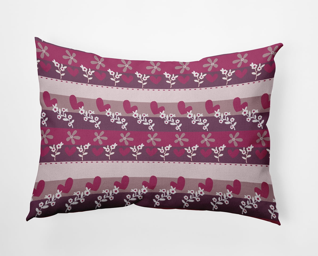20" x 14" Simply Daisy Love Garden Polyester Accent Pillow, Blush Qty 1