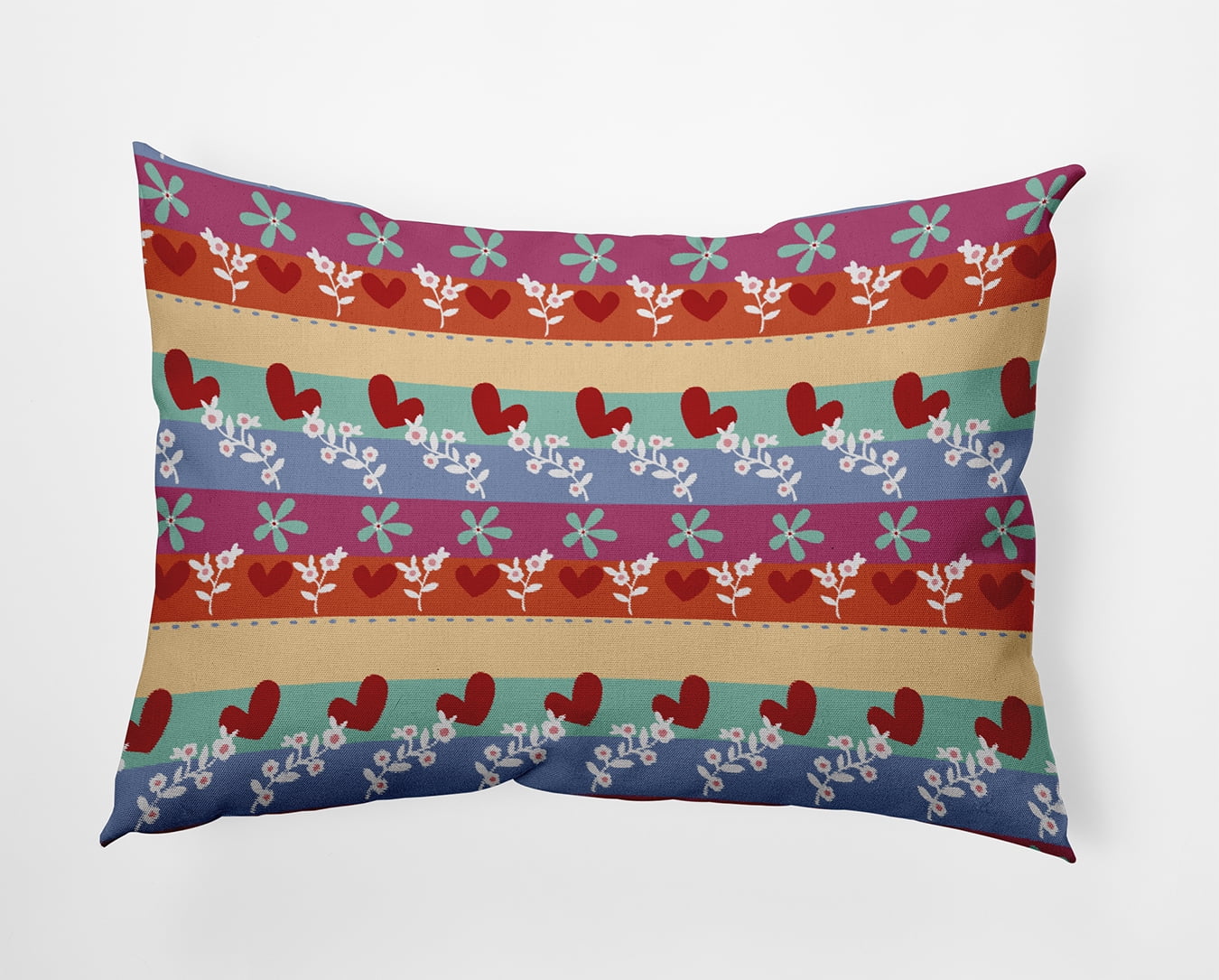 20" x 14" Simply Daisy Love Garden Polyester Accent Pillow, Corn Stalk Qty 1