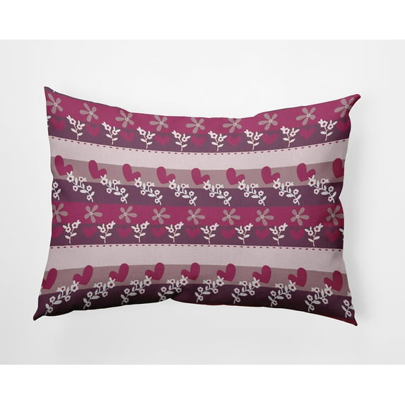 20" x 14" Simply Daisy Love Garden Polyester Indoor/Outdoor Pillow, Blush Qty 1