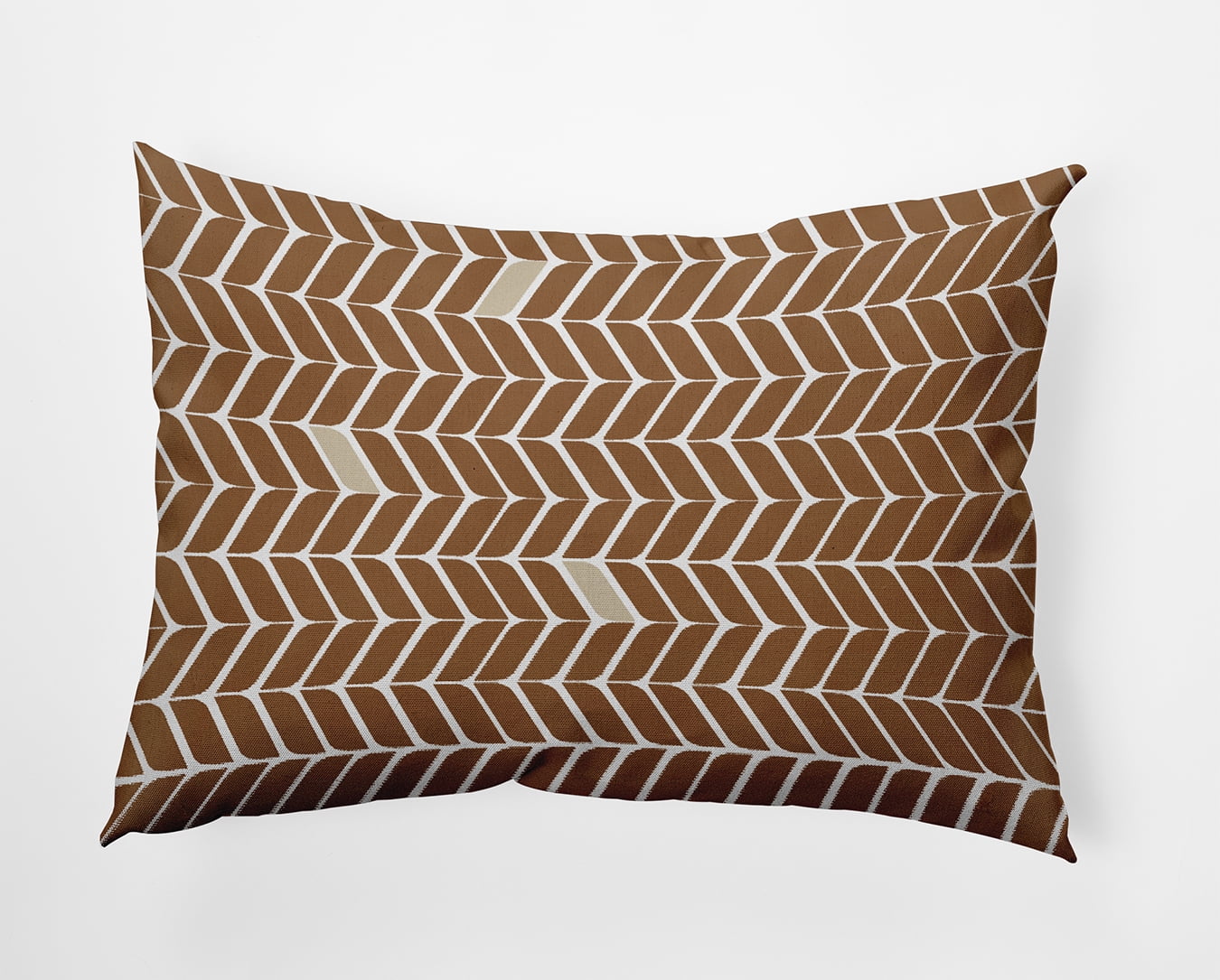 20" x 14" Simply Daisy Modern Leaf Pattern Polyester Accent Pillow, Golden Bear Qty 1