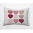 thumbnail image 1 of 20" x 14" Simply Daisy Patterned Hearts Polyester Accent Pillow, Buddah Qty 1, 1 of 3