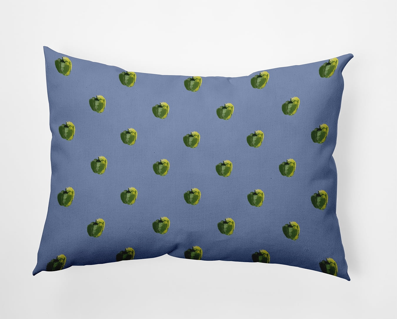 20" x 14" Simply Daisy Peppers Pattern Polyester Indoor/Outdoor Pillow, Cornflower Qty 1