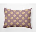 thumbnail image 1 of 20" x 14" Simply Daisy Polka Dots Polyester Indoor/Outdoor Pillow, Romantic Purple Qty 1, 1 of 3