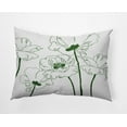thumbnail image 1 of 20" x 14" Simply Daisy Popping Poppies Polyester Accent Pillow, Leaf Qty 1, 1 of 3