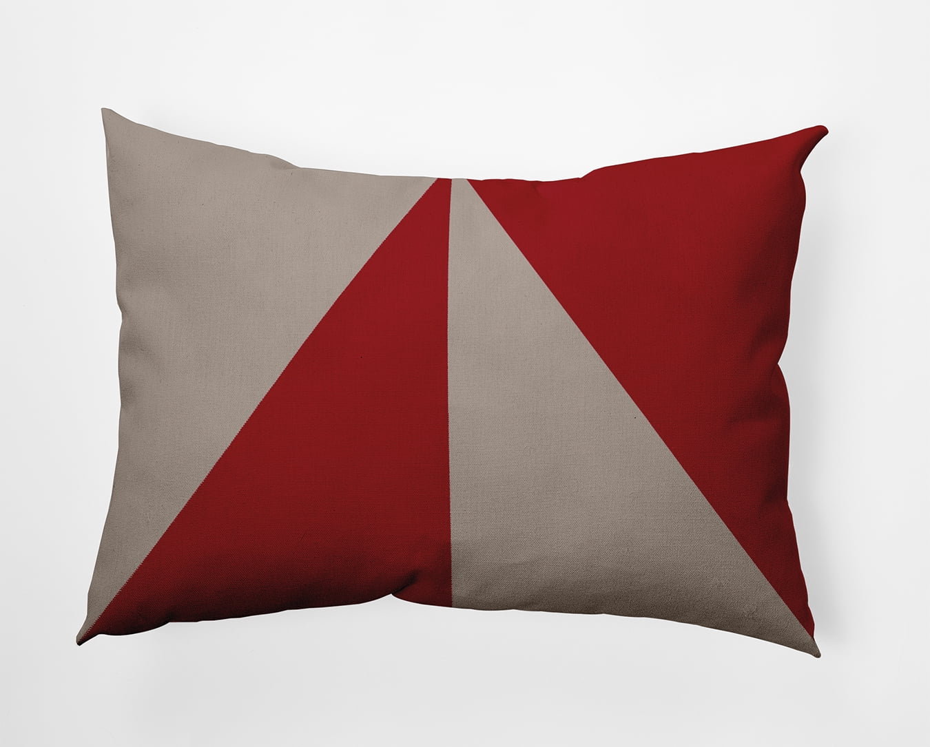 20" x 14" Simply Daisy Prism Autum Polyester Indoor/Outdoor Pillow, Carmine Red Qty 1