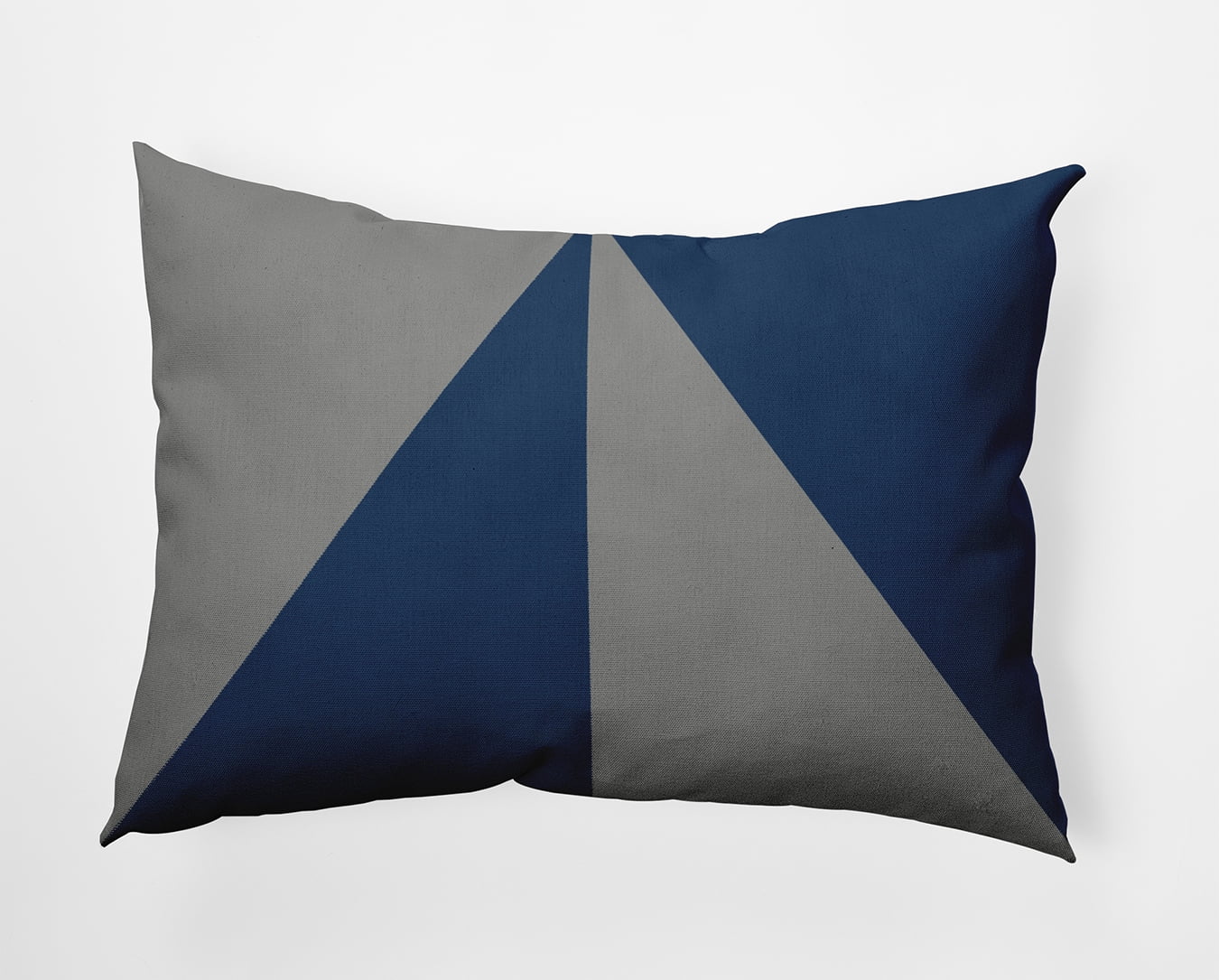Simply Daisy 20" x 14" Prism Autumn Polyester Indoor Outdoor Pillow, Stone Blue