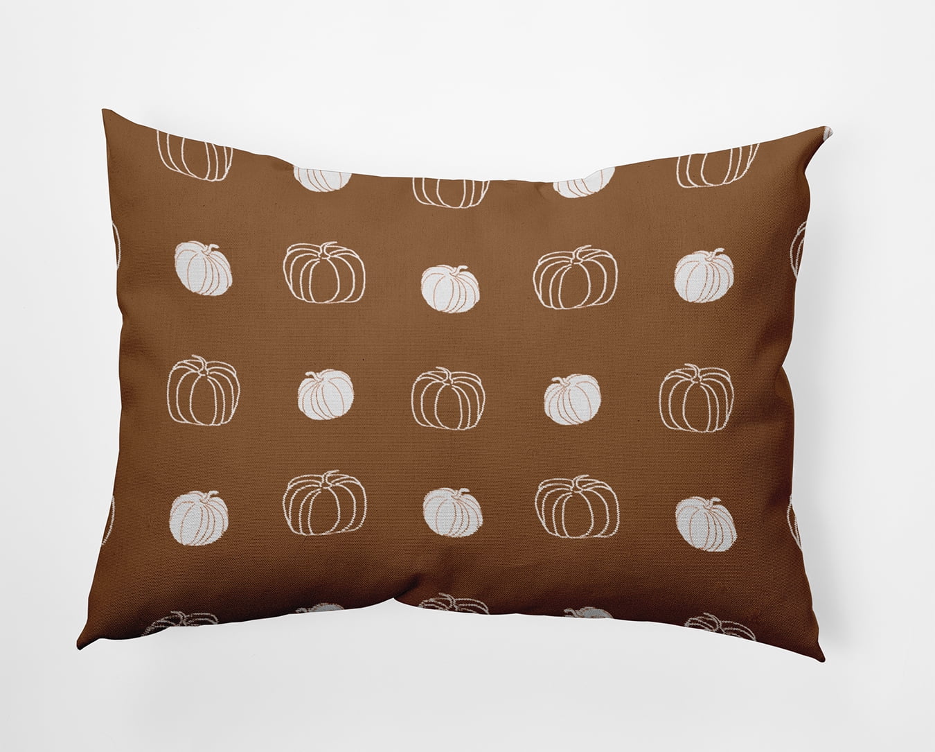 20" x 14" Simply Daisy Pumpkin Pattern Polyester Accent Pillow, Golden Bear Qty 1