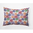 thumbnail image 1 of 20" x 14" Simply Daisy Snow Fall Polyester Accent Pillow, Orange Qty 1, 1 of 3