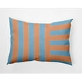 thumbnail image 1 of 20" x 14" Simply Daisy Stripes Polyester Accent Pillow, Carolina Blue Qty 1, 1 of 3