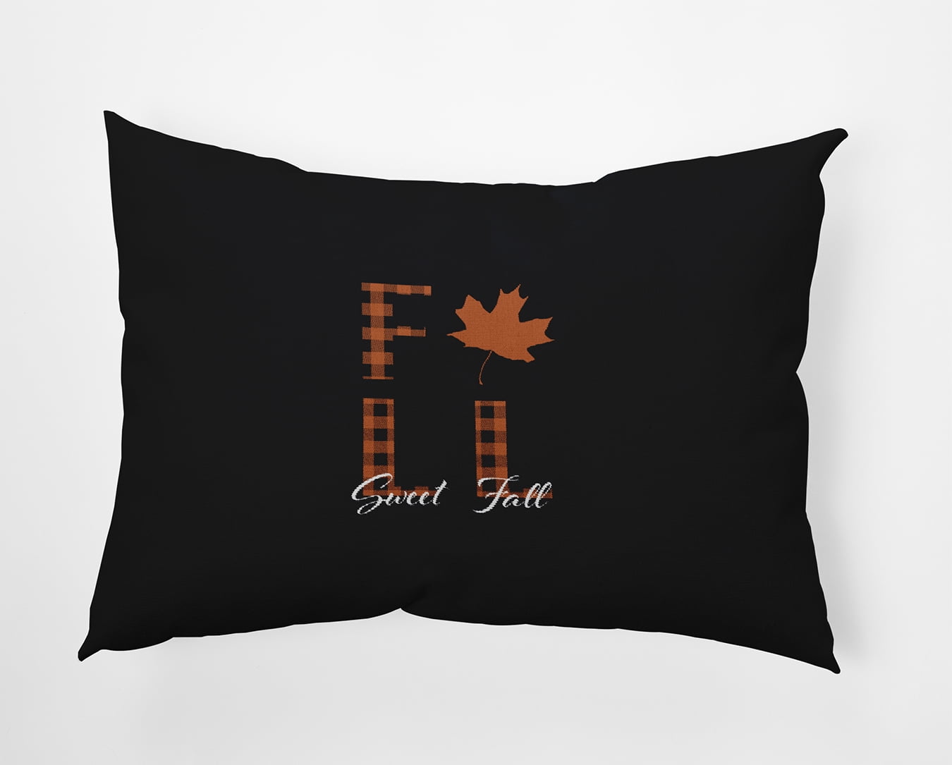20" x 14" Simply Daisy Sweet Fall Polyester Accent Pillow, Black Qty 1