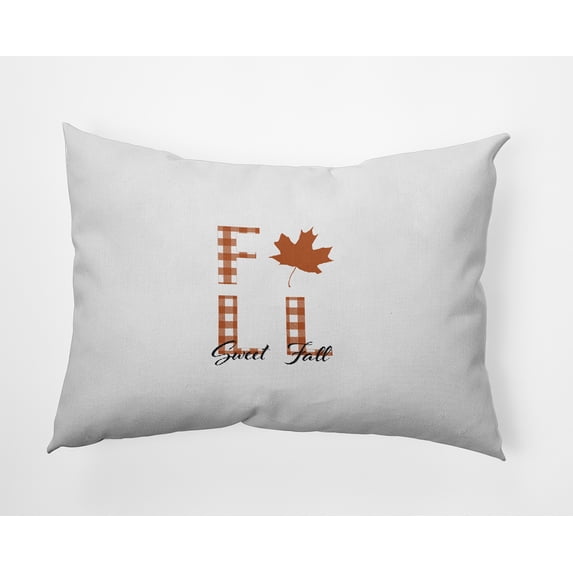 20" x 14" Simply Daisy Sweet Fall Polyester Accent Pillow, Nutmeg Qty 1
