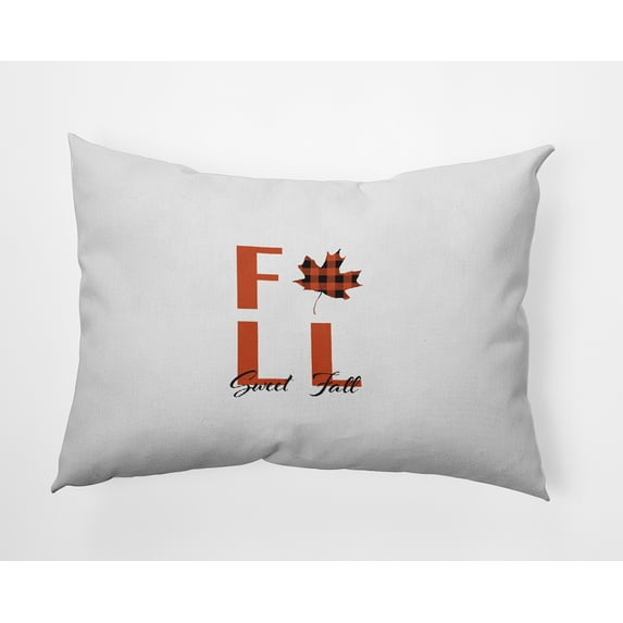 20" x 14" Simply Daisy Sweet Fall Polyester Indoor/Outdoor Pillow, Harvest Orange Qty 1