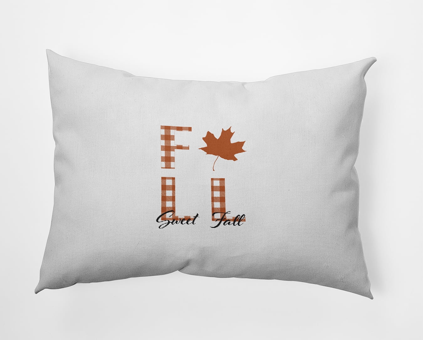 20" x 14" Simply Daisy Sweet Fall Polyester Indoor/Outdoor Pillow, Nutmeg Qty 1