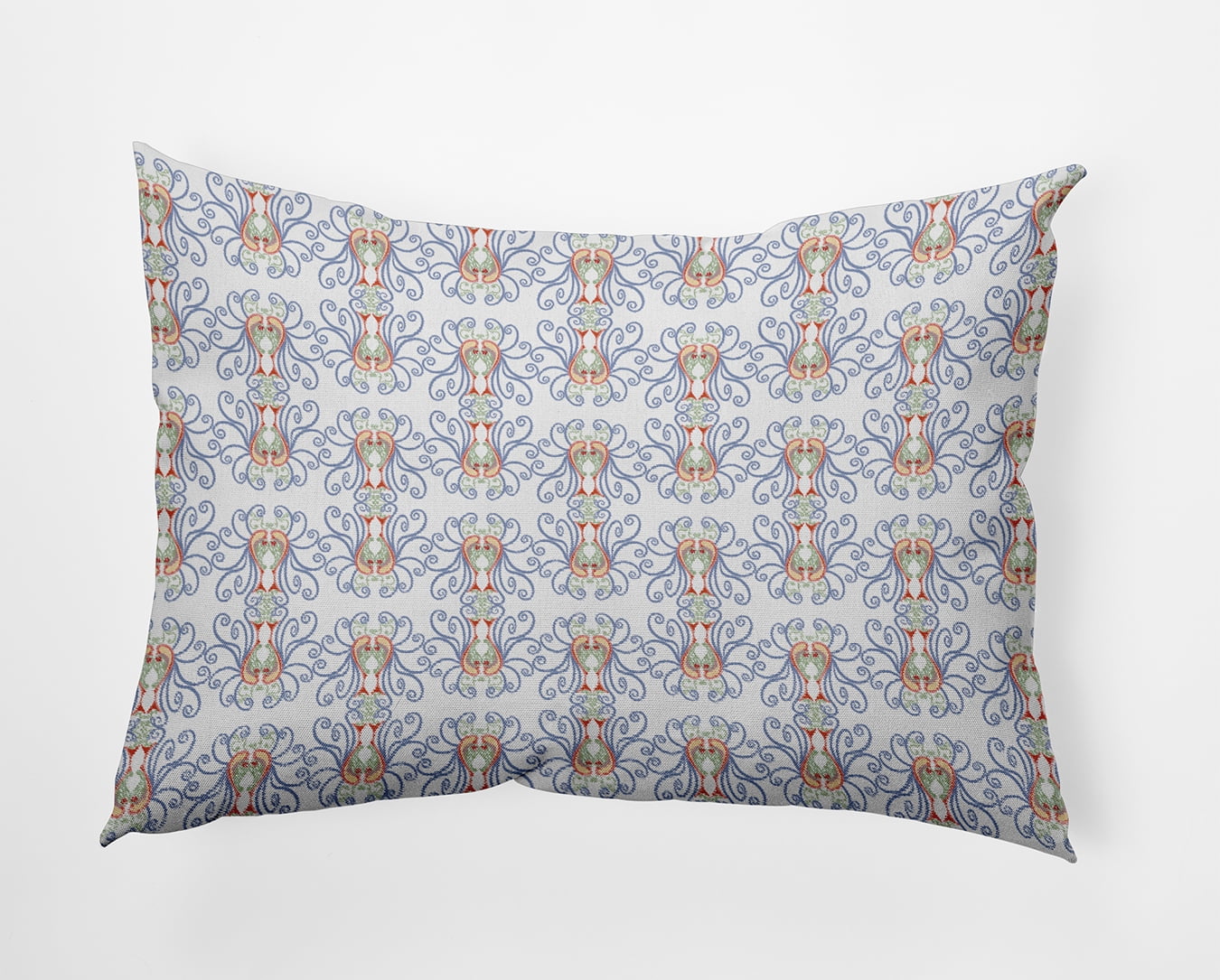 20" x 14" Simply Daisy Swirly Polyester Accent Pillow, Cornflower Qty 1