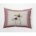 thumbnail image 1 of 20" x 14" Simply Daisy There's No Place Like Home Polyester Indoor/Outdoor Pillow, Romantic Purple Qty 1, 1 of 3