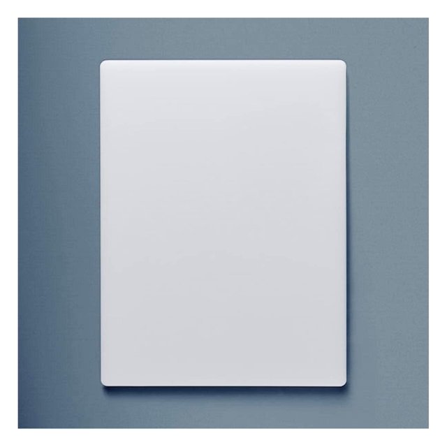 20" x 15” x 1/2" White Polyethylene Cutting Board Durable Material