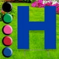 thumbnail image 1 of 20 x 15 in. Letter H Yard Sign, Black, 1 of 1