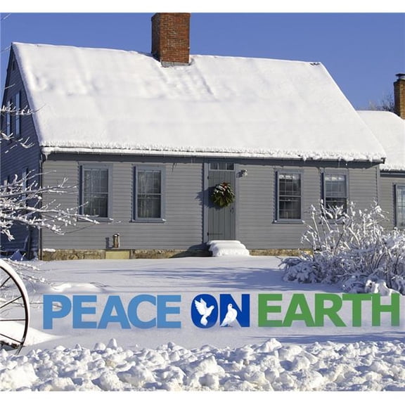 20 x 19 in. Peace on Earth Yard Sign Set