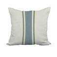 thumbnail image 1 of 20 x 20 Inch Grain Sack Navy Blue Stripe Print Decorative Polyester Throw Pillow with Linen Texture, 1 of 1