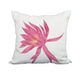 thumbnail image 1 of 20 x 20 Inch Hojaver Pink Floral Print Decorative Polyester Throw Pillow with Linen Texture, 1 of 1