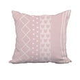 thumbnail image 1 of 20 x 20 Inch Pattern Stripe Pale Pink Stripe Print Decorative Polyester Throw Pillow with Linen Texture, 1 of 1
