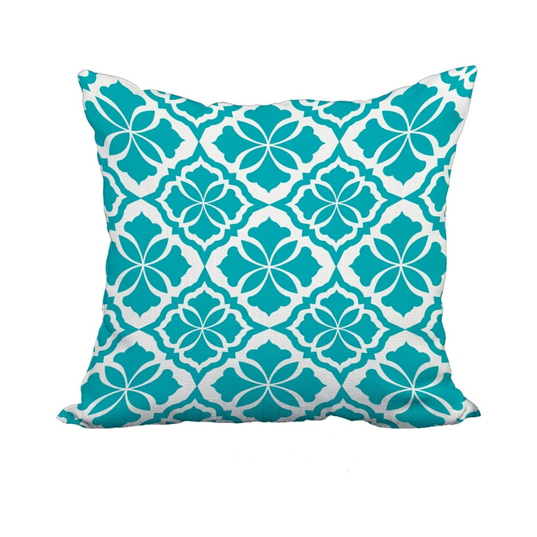Turquoise Blue Gingham Pillows Free Shipping! Simply Daisy 20x20