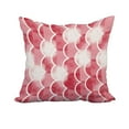 thumbnail image 1 of 20 x 20 Inch Zircoland Red Geometric Print Decorative Polyester Throw Pillow with Linen Texture, 1 of 1