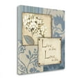 thumbnail image 1 of 20" x 20" Live Love By Jo Moulton - Wall Art Print on Canvas Fabric Multi-Color, 1 of 2