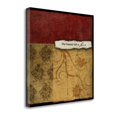 thumbnail image 1 of 20" x 20" Love By Jennifer Pugh - Wall Art Print on Canvas Fabric Multi-Color, 1 of 2